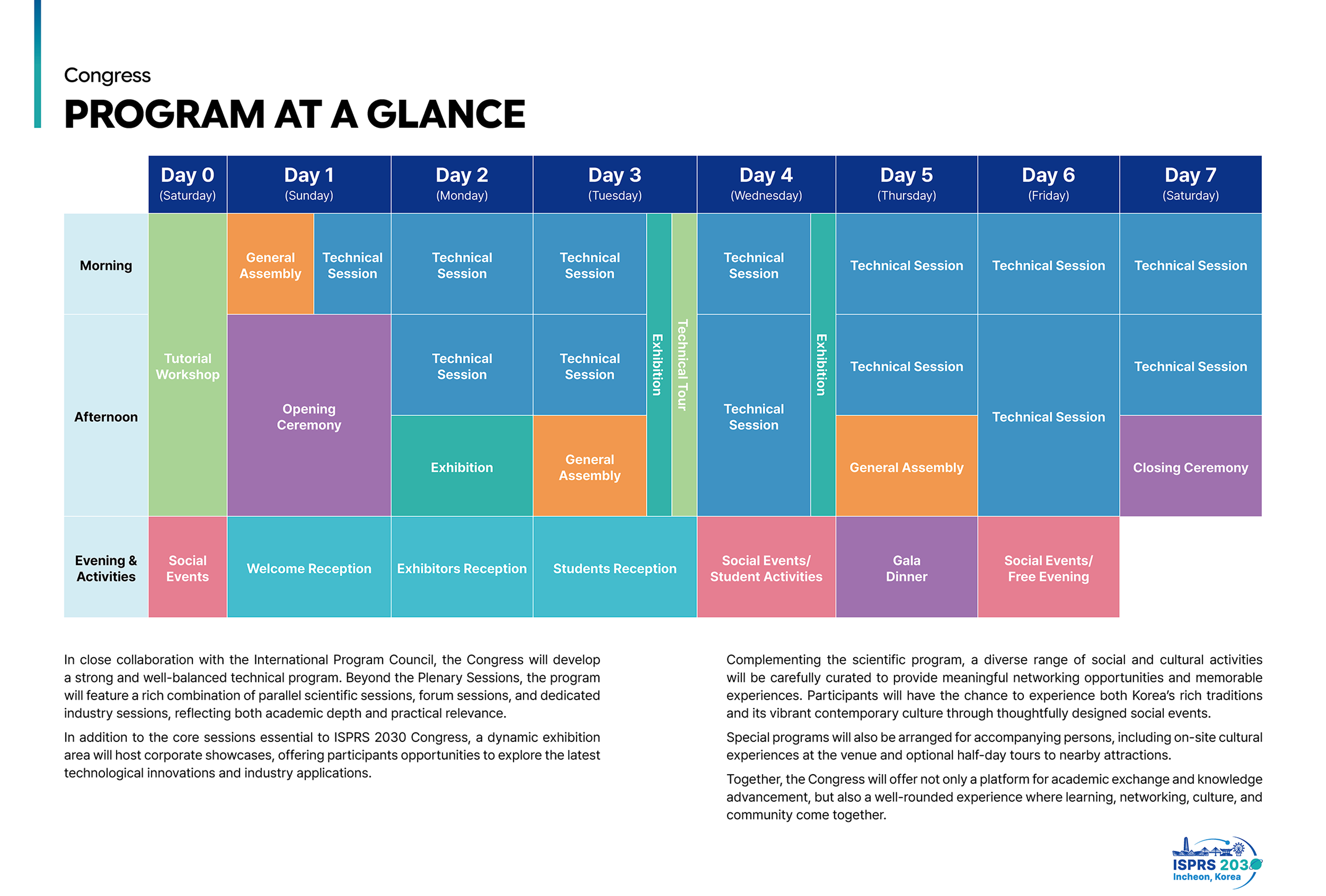 Congress Program Schedule